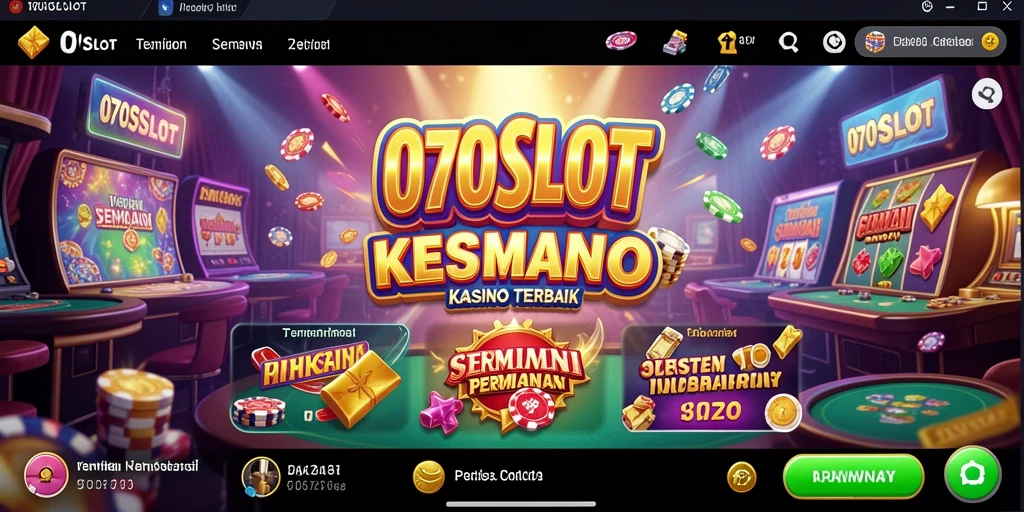 Tampilan gameplay menarik dari 070SLOT yang penuh warna.
