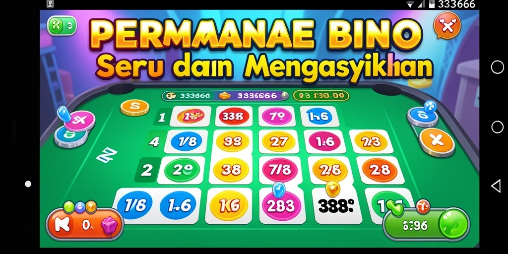 Tampilan gameplay Bingo yang seru di 333666.