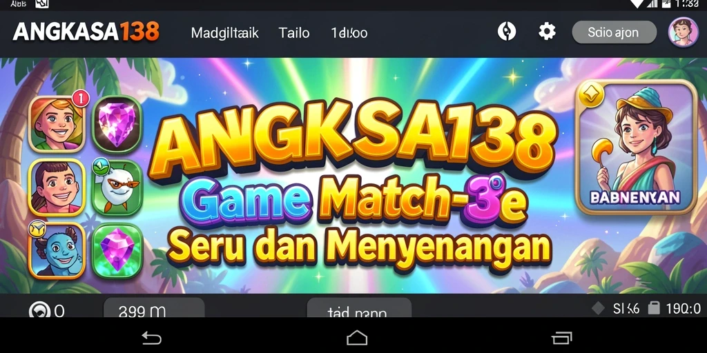 Tampilan gameplay seru dan menantang di ANGKASA138.