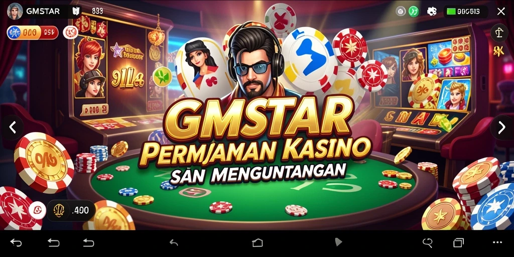 Tampilan gameplay mengasyikkan di GMSTAR dengan berbagai pilihan permainan kasino.