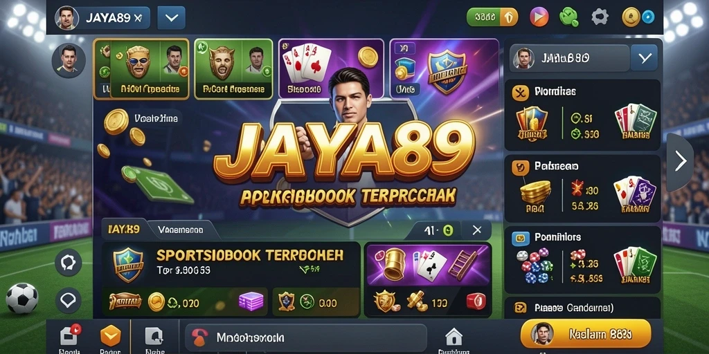 Tampilan antarmuka pengguna JAYA89 yang menarik dan intuitif.