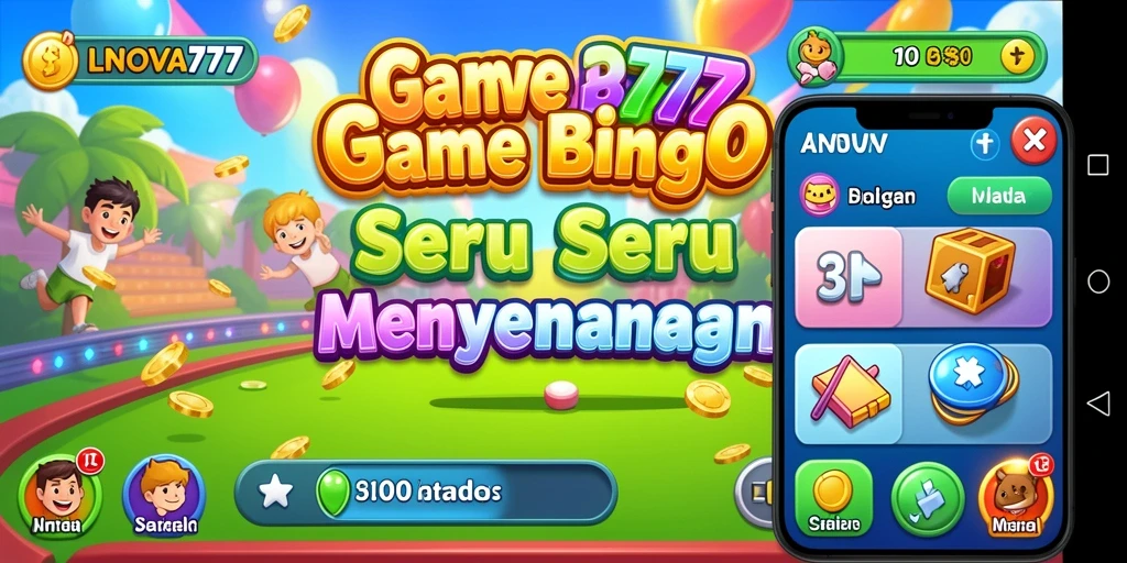 Tampilan gameplay Bingo LNOVA777 yang seru dan interaktif.