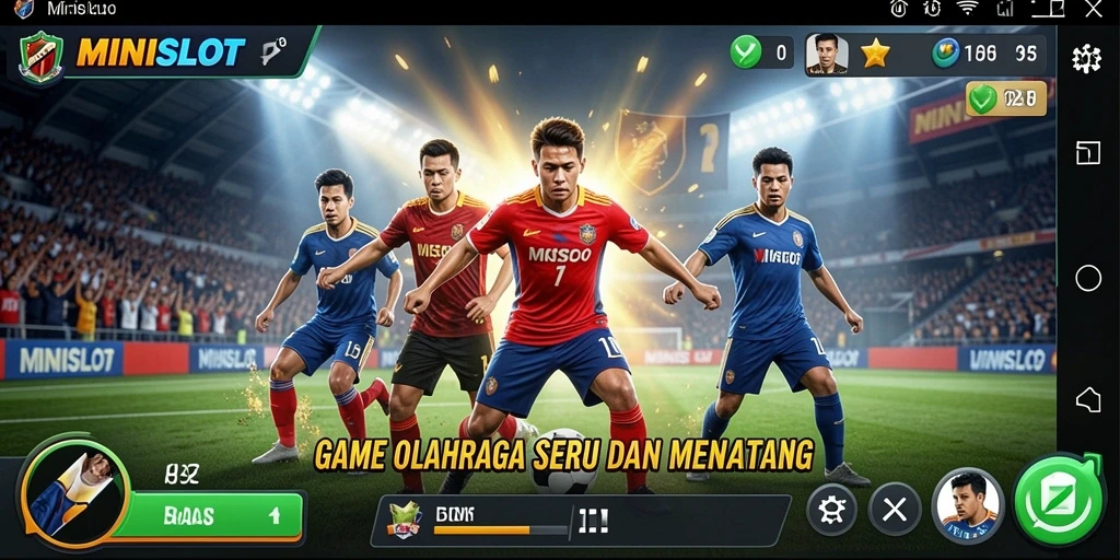 Gameplay seru dalam MINISLOT menantang keterampilan olahraga Anda.