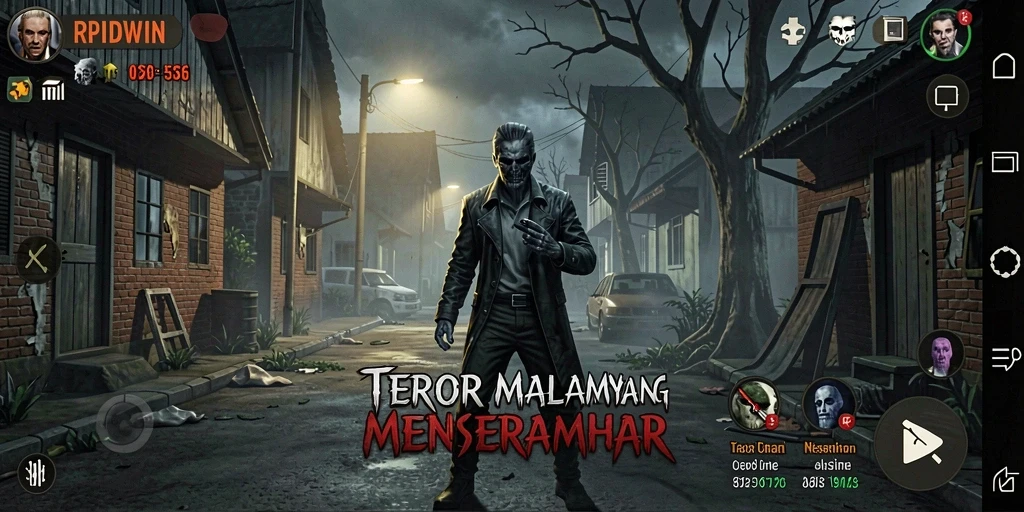Gameplay menegangkan dalam dunia Horror yang mencekam.