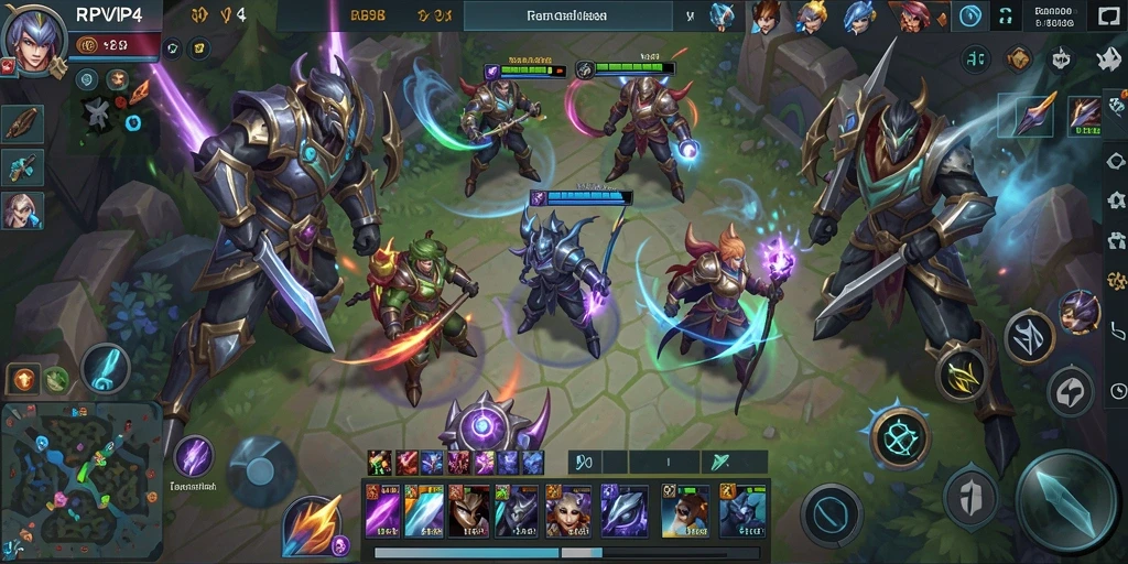 Tampilan gameplay seru dan menarik dari RPVIP4.