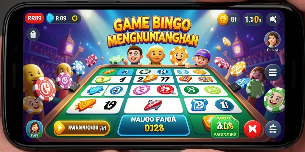 Tampilan menarik dari gameplay Bingo di RR89 yang seru.