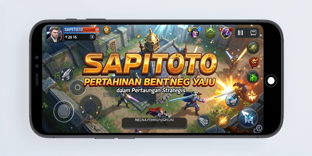 Screenshot gameplay menampilkan aksi menara yang mendebarkan dalam SAPITOTO.
