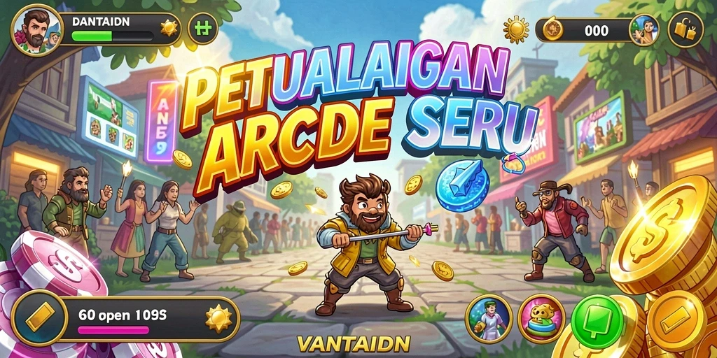 Tampilan seru gameplay VANTAIDN dengan tantangan menarik.